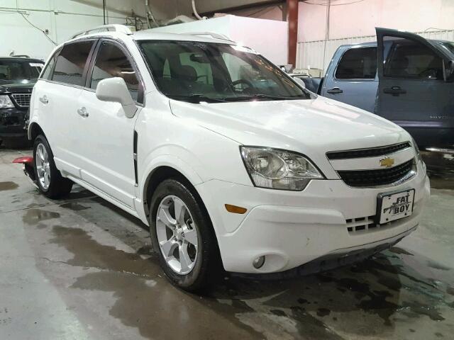 3GNAL3EK5ES505577 - 2014 CHEVROLET CAPTIVA LT WHITE photo 1