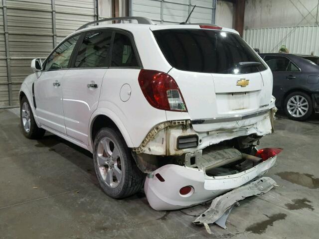 3GNAL3EK5ES505577 - 2014 CHEVROLET CAPTIVA LT WHITE photo 3