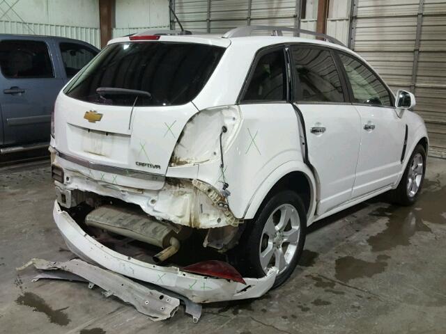 3GNAL3EK5ES505577 - 2014 CHEVROLET CAPTIVA LT WHITE photo 4