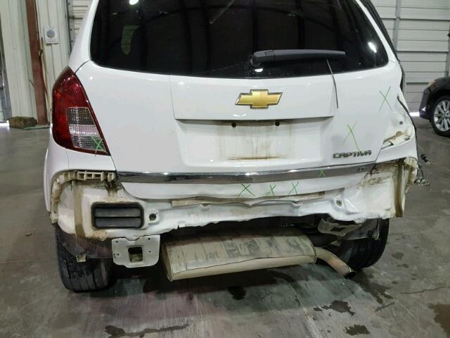 3GNAL3EK5ES505577 - 2014 CHEVROLET CAPTIVA LT WHITE photo 9