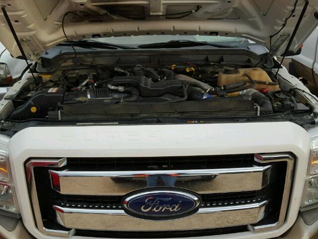 1FT7W2BT9BEB38271 - 2011 FORD F250 WHITE photo 7