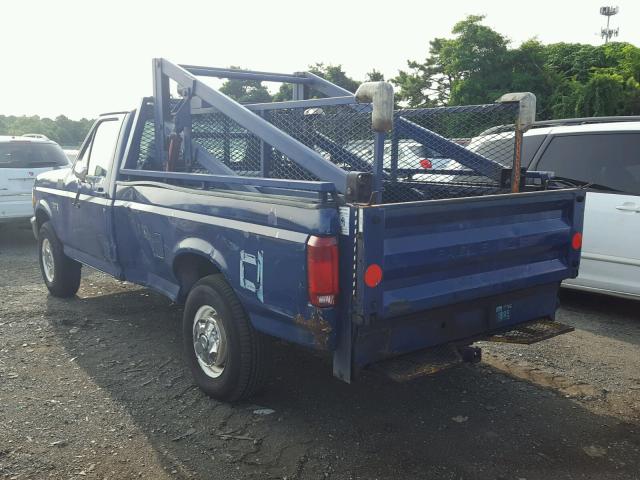 1FTHF25H3TEA50698 - 1996 FORD F250 BLUE photo 3