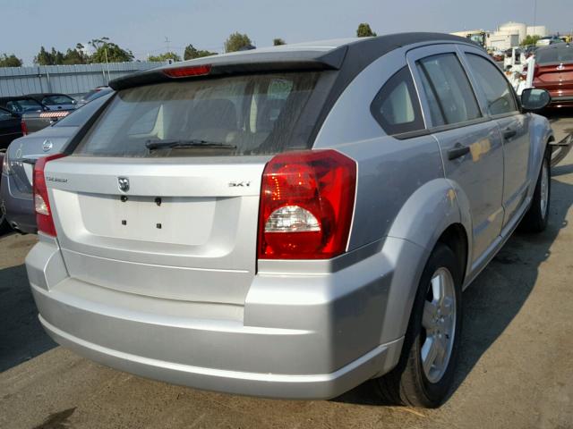 1B3HB48B78D583683 - 2008 DODGE CALIBER SX SILVER photo 4