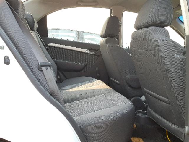 KL1TD5DE2BB219755 - 2011 CHEVROLET AVEO LS WHITE photo 6