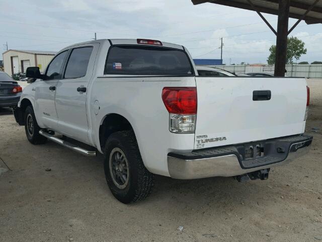 5TFEY5F16BX109374 - 2011 TOYOTA TUNDRA WHITE photo 3