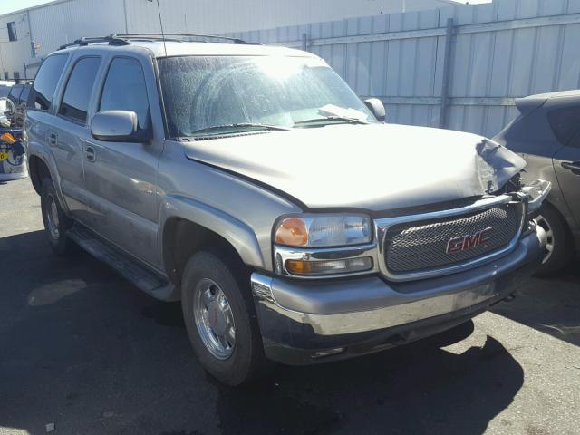 1GKEK13T31R213523 - 2001 GMC YUKON GRAY photo 1