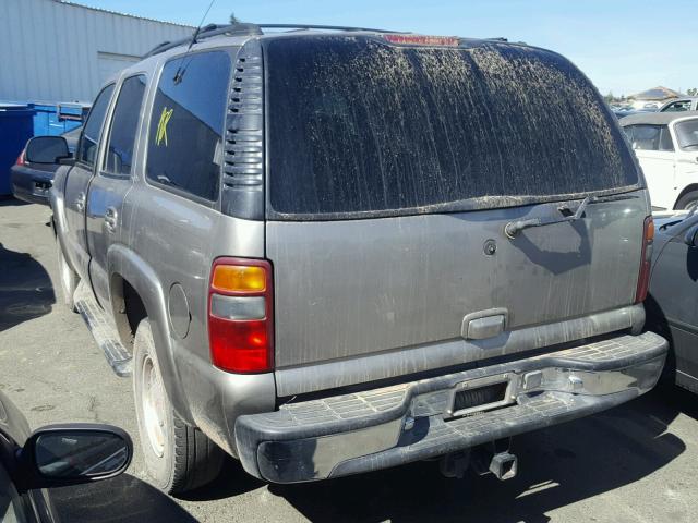 1GKEK13T31R213523 - 2001 GMC YUKON GRAY photo 3