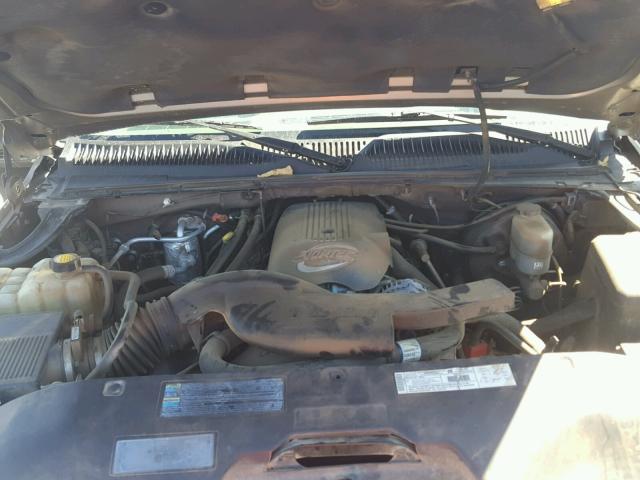 1GKEK13T31R213523 - 2001 GMC YUKON GRAY photo 7