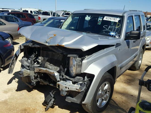 1J4PN2GK3BW582964 - 2011 JEEP LIBERTY SILVER photo 2