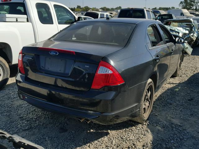 3FAHP0HA2AR184148 - 2010 FORD FUSION BLACK photo 4