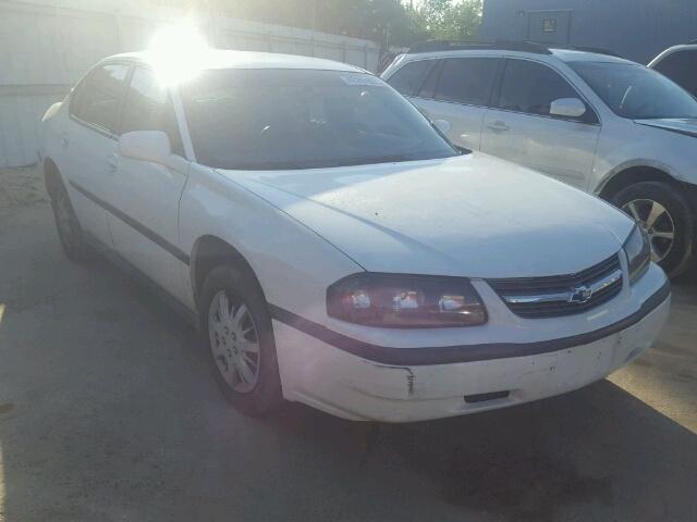 2G1WF55K249334678 - 2004 CHEVROLET IMPALA WHITE photo 1