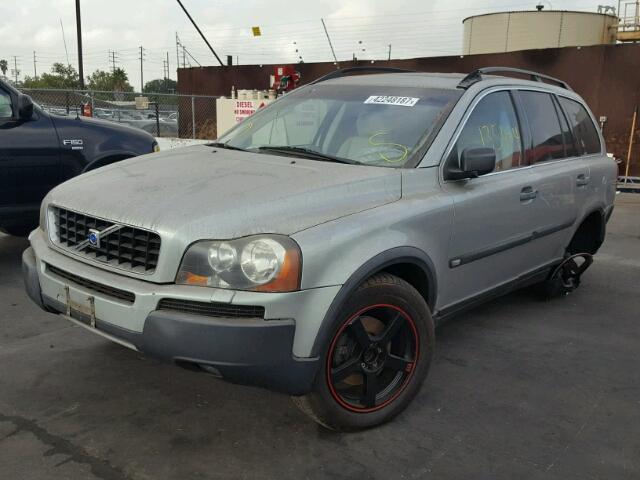 YV1CZ91H941079898 - 2004 VOLVO XC90 T6 SILVER photo 2