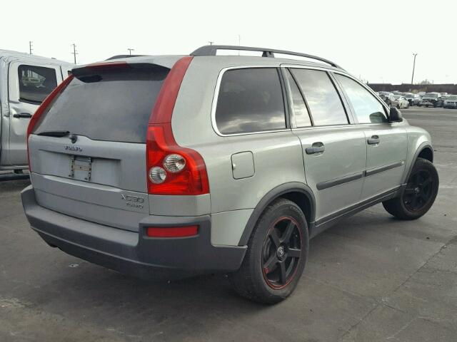 YV1CZ91H941079898 - 2004 VOLVO XC90 T6 SILVER photo 4