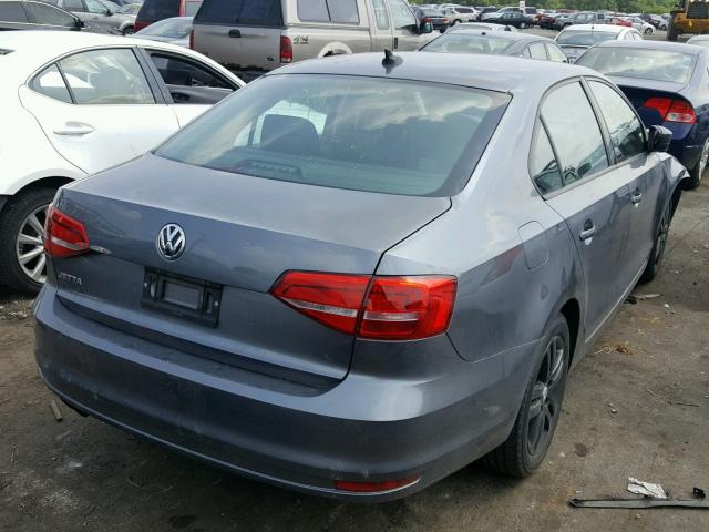 3VW2K7AJ2FM278842 - 2015 VOLKSWAGEN JETTA BASE 灰色 照片 4