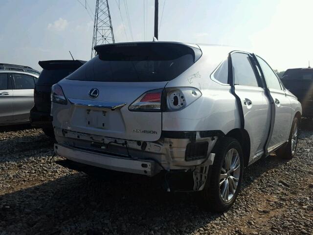 JTJZB1BA6D2409107 - 2013 LEXUS RX 450 GRAY photo 4