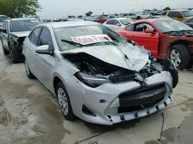 5YFBURHE9HP731061 - 2017 TOYOTA COROLLA SILVER photo 1