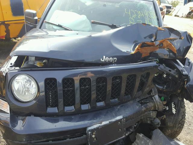 1C4NJRAB5FD416795 - 2015 JEEP PATRIOT BLUE photo 9