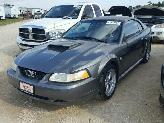 1FAFP42X84F117079 - 2004 FORD MUSTANG GT GRAY photo 2