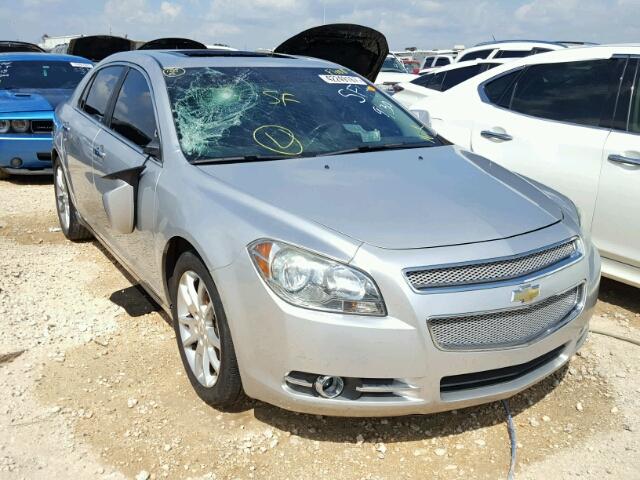 1G1ZE5EBXAF133520 - 2010 CHEVROLET MALIBU SILVER photo 1