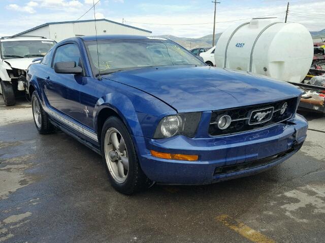 1ZVFT80N665204421 - 2006 FORD MUSTANG BLUE photo 1