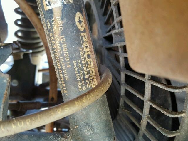 4XASYE859FA654813 - 2015 POLARIS SPORTSMAN 蓝色 照片 10