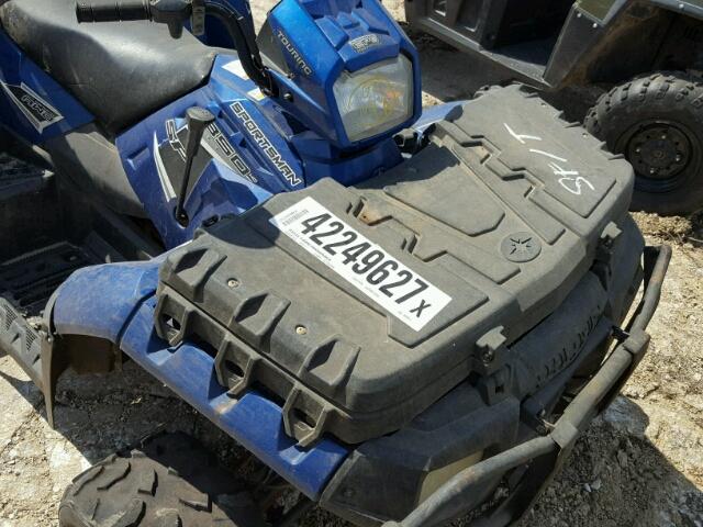 4XASYE859FA654813 - 2015 POLARIS SPORTSMAN BLUE photo 9