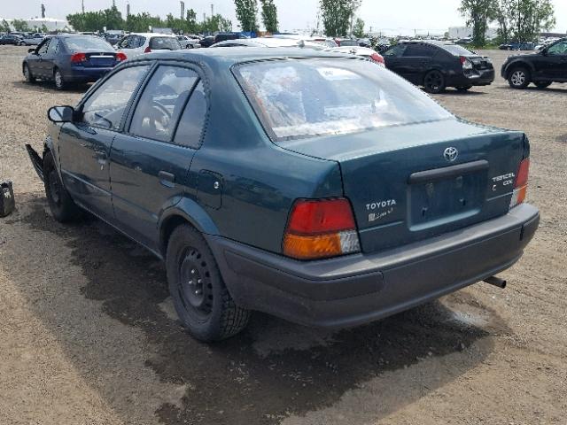 JT2EL56E3S7005340 - 1995 TOYOTA TERCEL DX GREEN photo 3