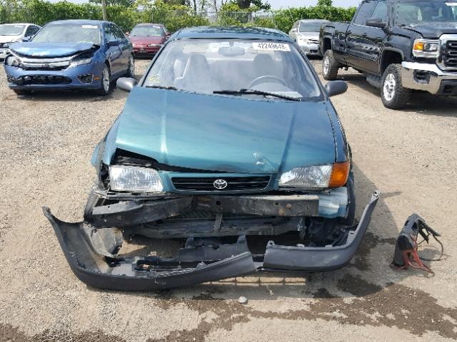 JT2EL56E3S7005340 - 1995 TOYOTA TERCEL DX GREEN photo 9