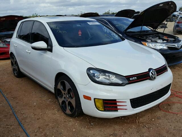 WVWHV7AJ6BW258463 - 2011 VOLKSWAGEN GTI WHITE photo 1