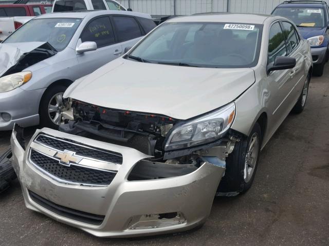 1G11B5SAXDF164644 - 2013 CHEVROLET MALIBU LS TAN photo 2