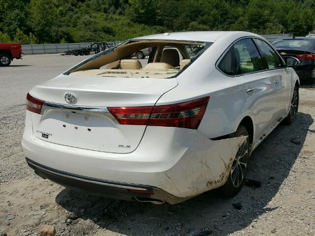 4T1BK1EB6GU237061 - 2016 TOYOTA AVALON XLE WHITE photo 4