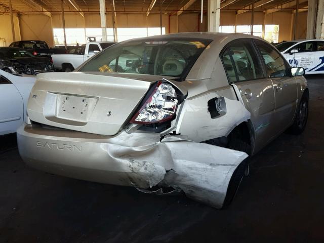 1G8AJ52F75Z139524 - 2005 SATURN ION LEVEL GOLD photo 4