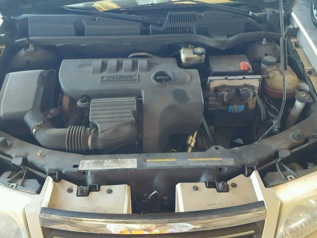 1G8AJ52F75Z139524 - 2005 SATURN ION LEVEL GOLD photo 7