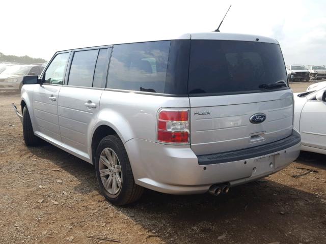 2FMGK5BC6ABA14462 - 2010 FORD FLEX SE SILVER photo 3