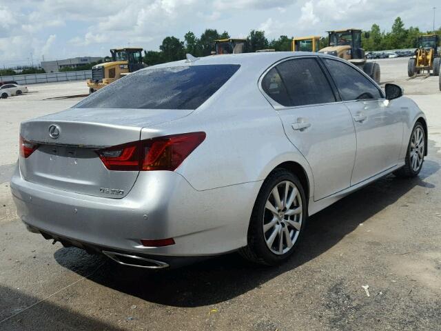 JTHBE1BL8D5023038 - 2013 LEXUS GS 350 Plata foto 4