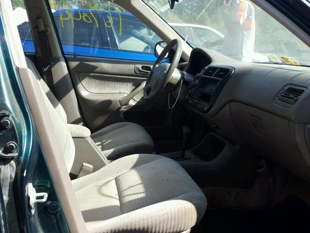 2HGEJ6614XH515130 - 1999 HONDA CIVIC BASE Yaşıl foto 5