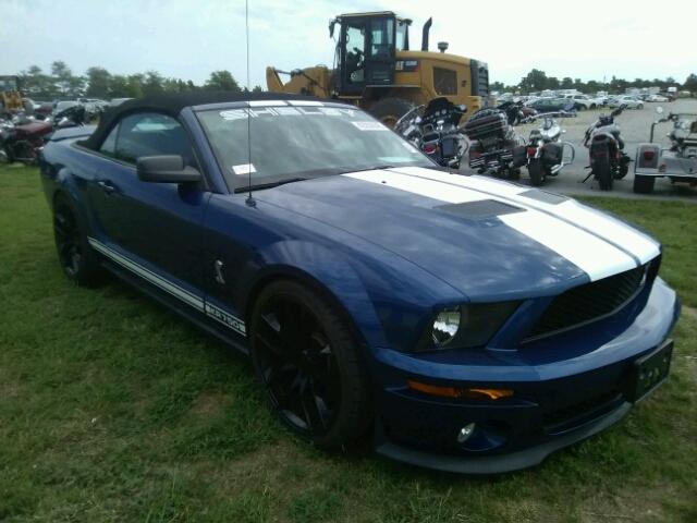 1ZVHT89S275267759 - 2007 FORD MUSTANG SH BLUE photo 1