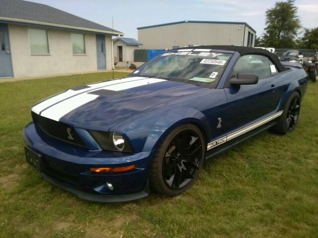 1ZVHT89S275267759 - 2007 FORD MUSTANG SH BLUE photo 2