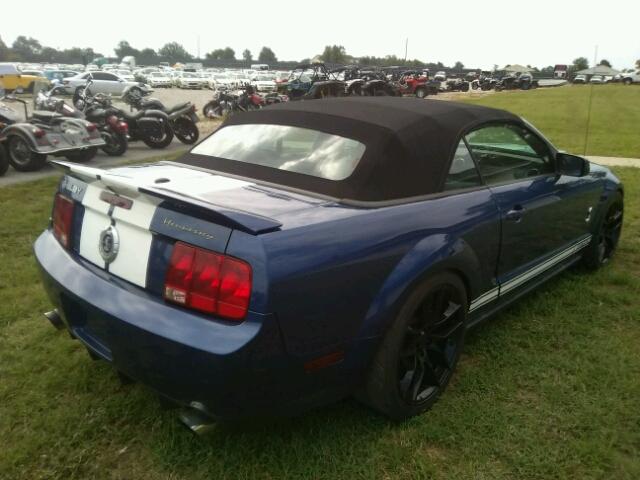 1ZVHT89S275267759 - 2007 FORD MUSTANG SH BLUE photo 4