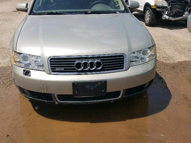 WAULT68E52A221725 - 2002 AUDI A4 3.0 QUA SILVER photo 7