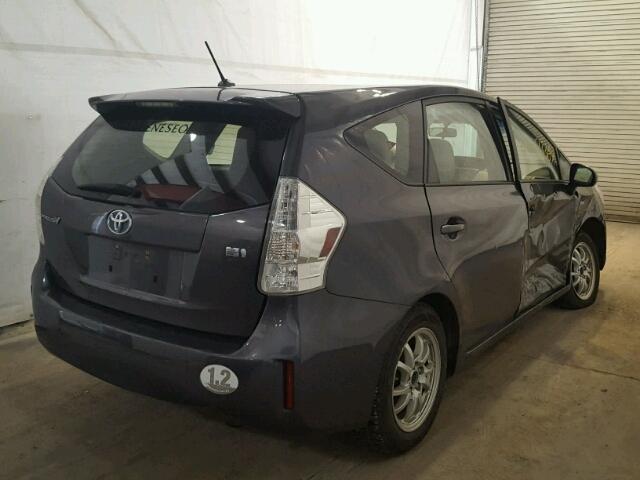 JTDZN3EUXC3096986 - 2012 TOYOTA PRIUS V GRAY photo 9