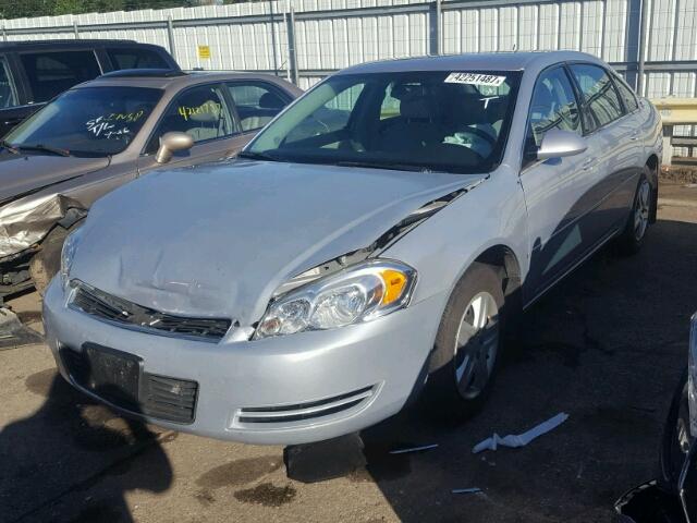 2G1WT58K969398675 - 2006 CHEVROLET IMPALA SILVER photo 2