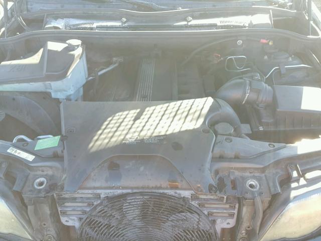 5UXFA53512LP47926 - 2002 BMW X5 BLACK photo 7
