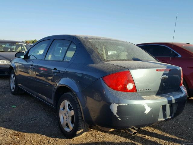 1G1AK55F577384201 - 2007 CHEVROLET COBALT TEAL photo 3