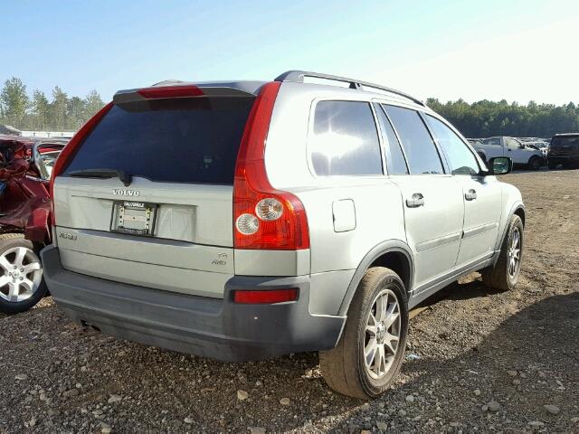 YV1CZ911X51191520 - 2005 VOLVO XC90 T6 SILVER photo 4