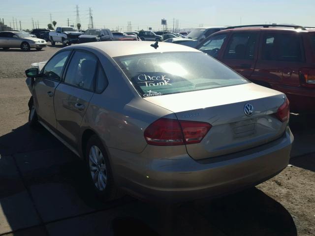 1VWAT7A32FC034717 - 2015 VOLKSWAGEN PASSAT S ოქროსფერი ფოტო 3