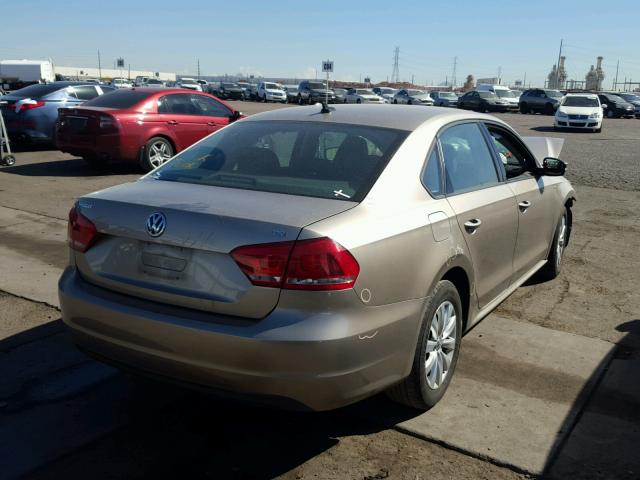 1VWAT7A32FC034717 - 2015 VOLKSWAGEN PASSAT S ოქროსფერი ფოტო 4