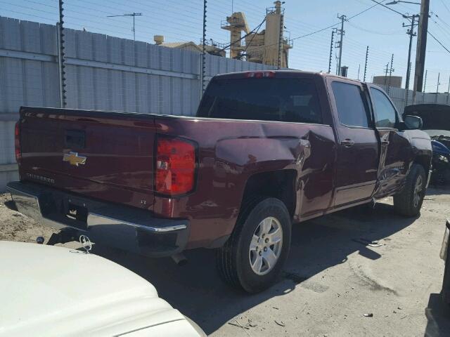 3GCPCREC9FG116038 - 2015 CHEVROLET SILVERADO BURGUNDY photo 4