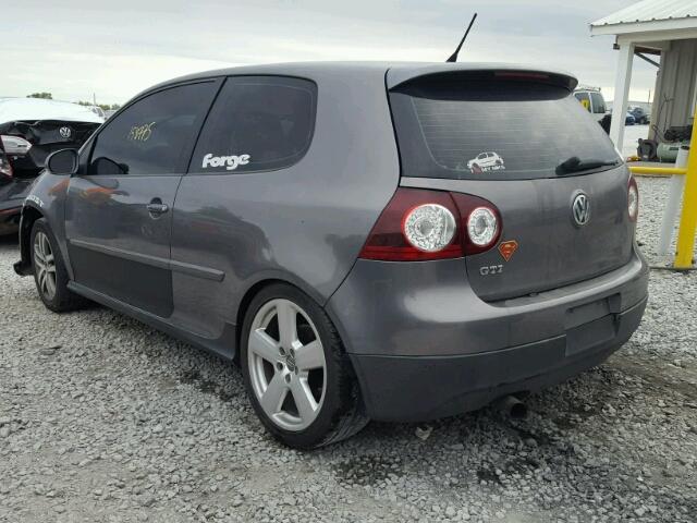 WVWEV71KX7W095481 - 2007 VOLKSWAGEN NEW GTI CHARCOAL photo 3