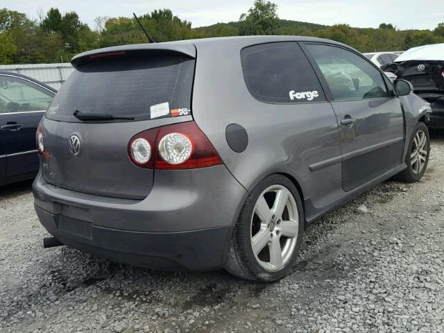 WVWEV71KX7W095481 - 2007 VOLKSWAGEN NEW GTI CHARCOAL photo 4